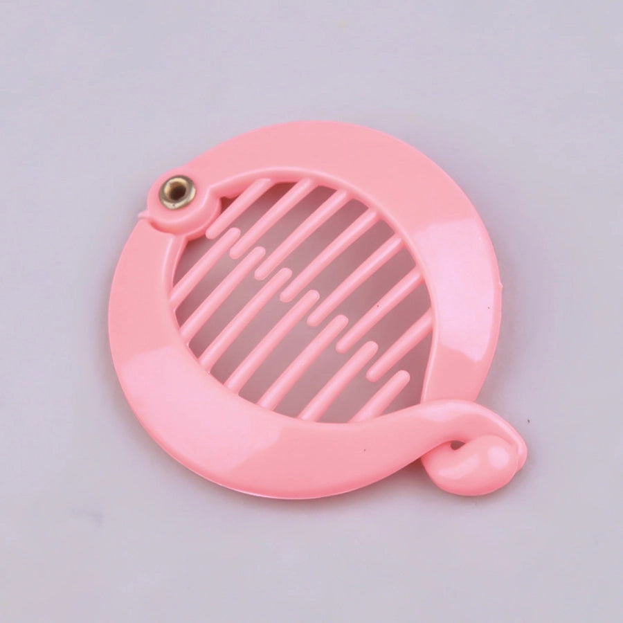 Factory direct  dedicated to simple solid color small round clip banana clip plastic fish clip