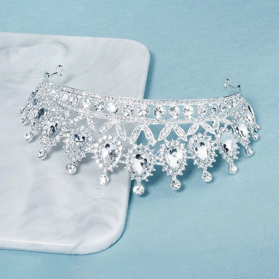 women's fashion crown rhinestone diamond
