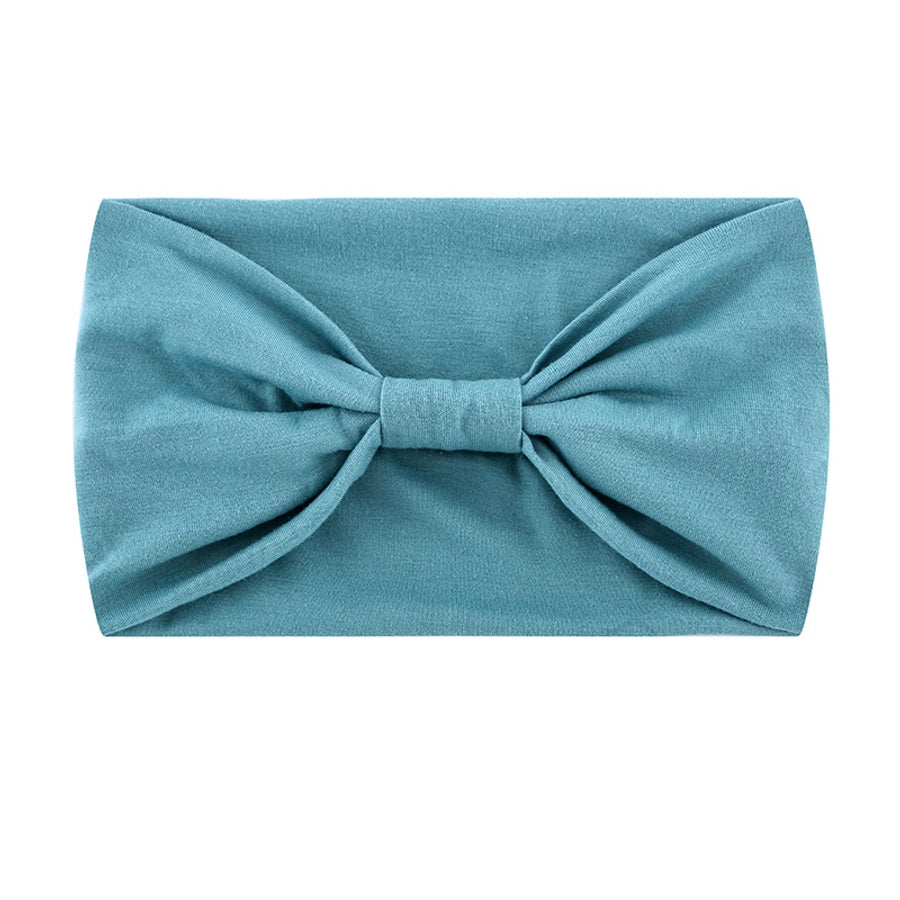 fashion plaid bow knot cloth pleated hair band 1 piece