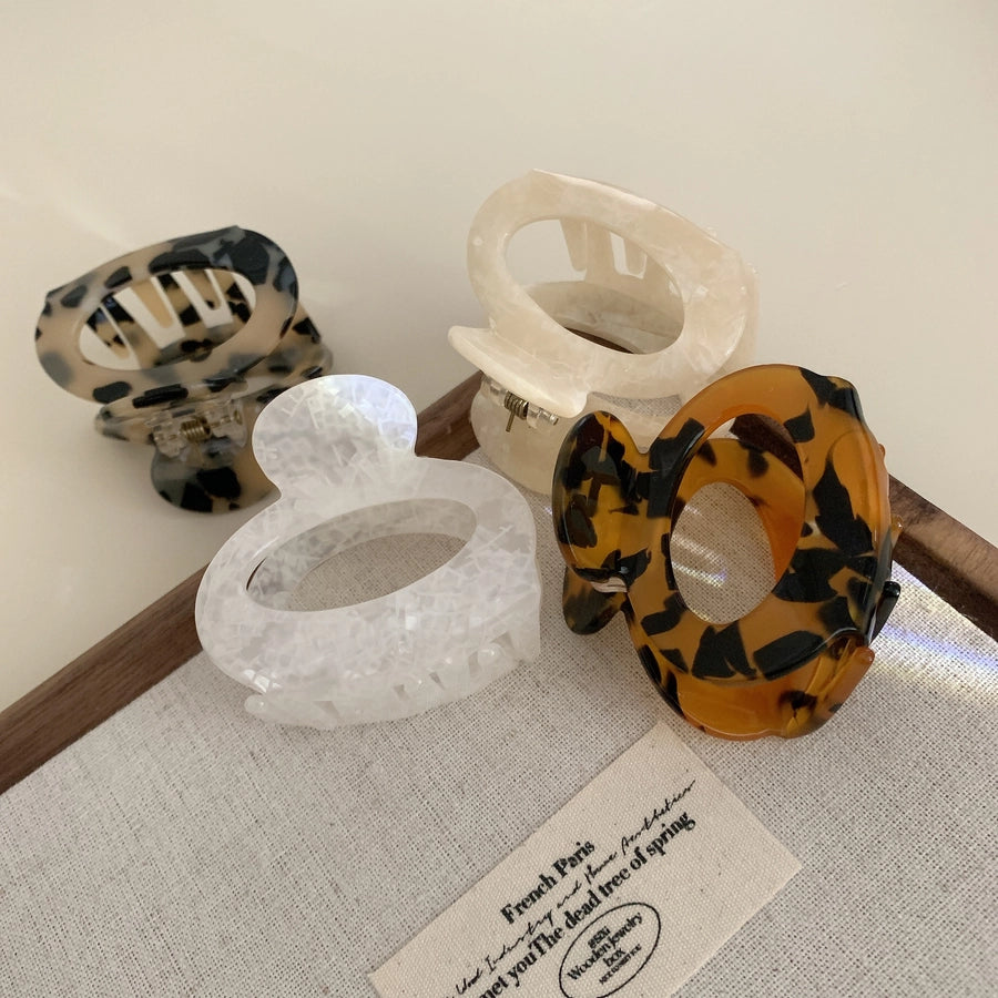 Women's Elegant Streetwear Geometric Acetic acid sheets Hair Claws