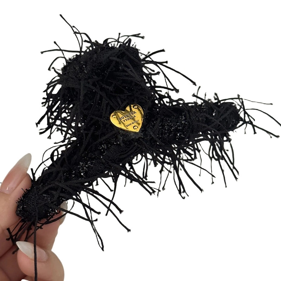 funny artistic solid color plastic resin hair claws