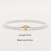 Elegant Simple Style Letter Heart Shape 304 Stainless Steel Artificial Pearl Bracelets In Bulk