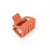 women's simple style square plastic hair claws