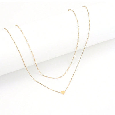 Jewelry Elegant Simple Style Classic Style Letter Heart Shape 201 Stainless Steel 304 Stainless Steel Pendant Necklace