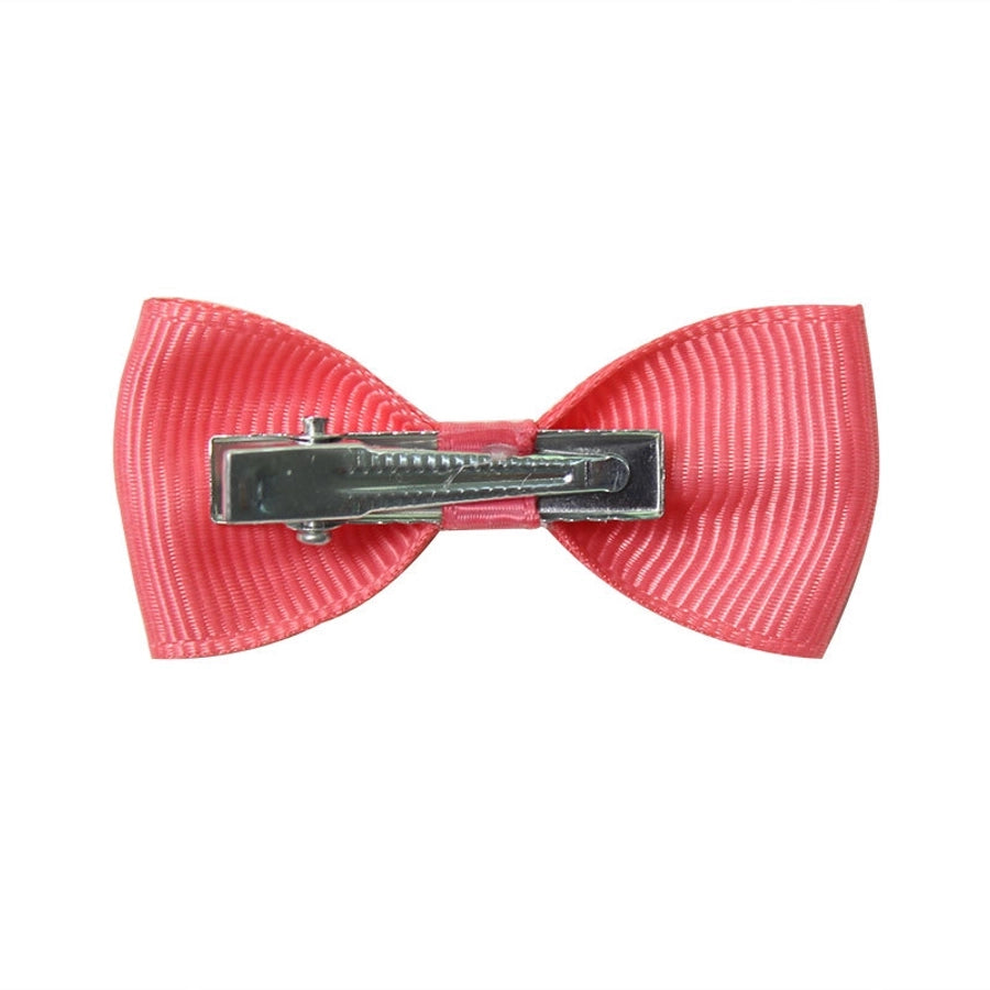 Women's Sweet Korean Style Bow Knot Polyester Hair Clip