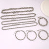 Jewelry Hip-Hop Commute Geometric 667 Stainless Steel Bracelets Necklace