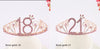 New Birthday Crown  60 Digital Birthday Headband Bridal Banquet Rhinestone Hair Accessories Alloy Headband Women