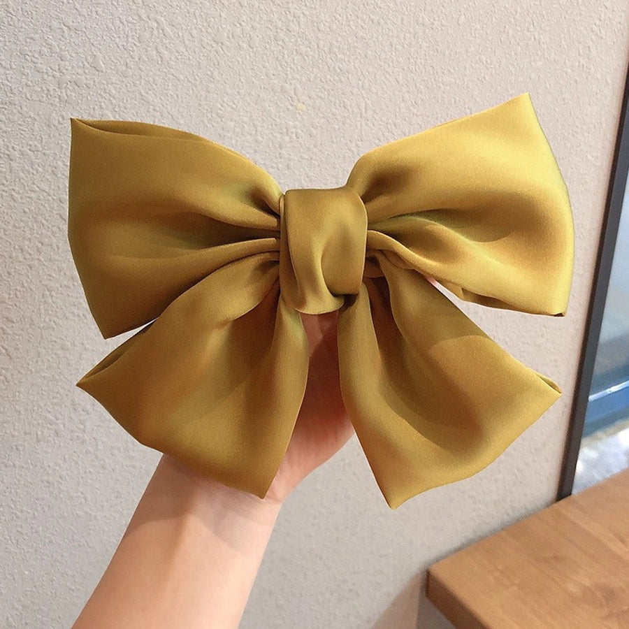 fashion bow knot cloth hair clip 1 piece
