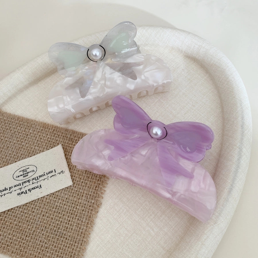 Women's Elegant Cute Luxurious Bow Knot Acetic acid sheets Hair Claws