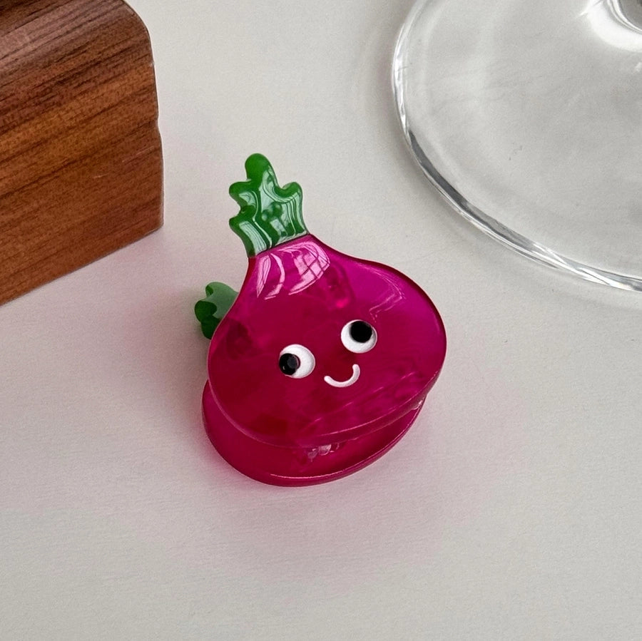 Women's Cute Color Block Acetic acid sheets Hair Claws