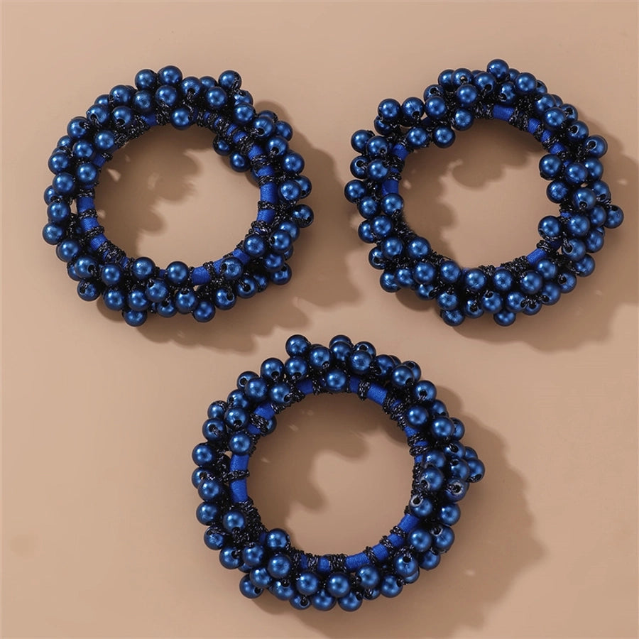 Women's Fairy Style Sweet Simple Style Round Imitation Pearl Beaded Artificial Pearls Hair Tie