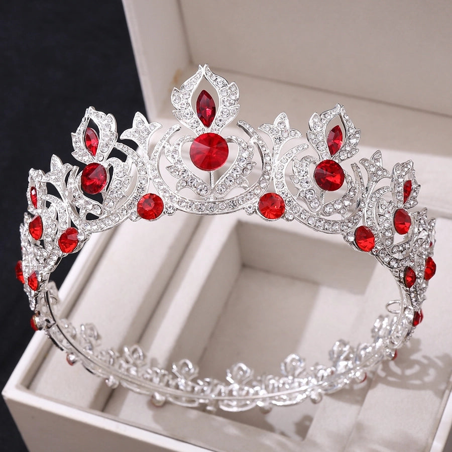 fashion crown alloy inlay rhinestones crown 1 piece