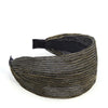 women's simple style stripe cloth resin lace hair band