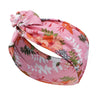 streetwear solid color flower cloth rib-knit hair band 1 piece