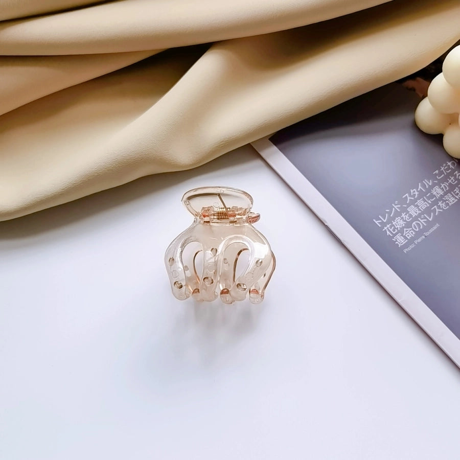 Women's Commute Korean Style Solid Color Plastic Hair Claws