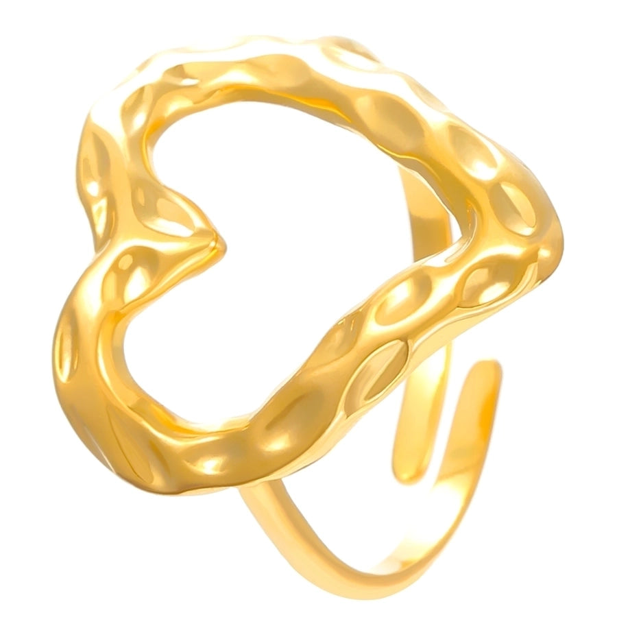 Jewelry Simple Style Classic Style Solid Color 304 Stainless Steel Plating Rings