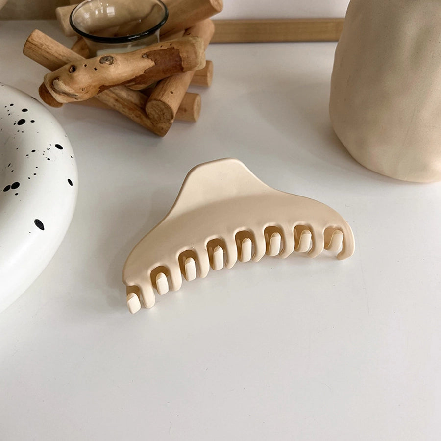 new milk tea coffee color clip elegant temperament hairpin simple hair accessories