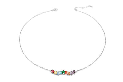 Copper Geometric Necklace