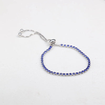 Europe and the United States  hot jewelry fashion simple 4mm copper inlaid zircon bracelet women's high-grade  adjustable bracelet