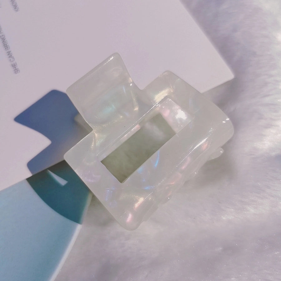 Korean-style Simple Leopard Print Small and Medium-sized Acetic Acid Clip Headwear Shark Clip for Women