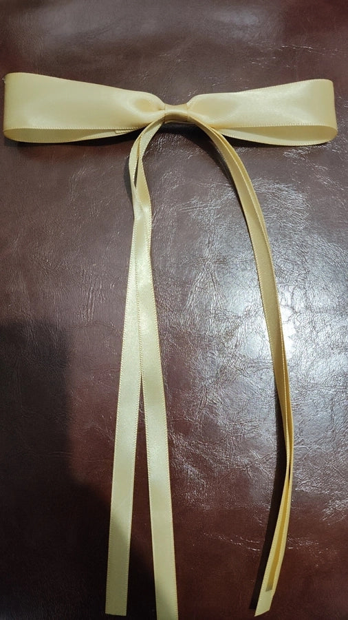 2.5cm polyester multi-color girl ribbon bow hairpin Lady temperament double ribbon duckbill clip top clip hair accessories