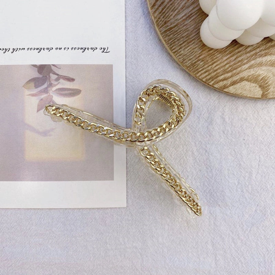 korean fashion style pearl hairpin big hair grabbing clip plate hair ponytail small hair claw