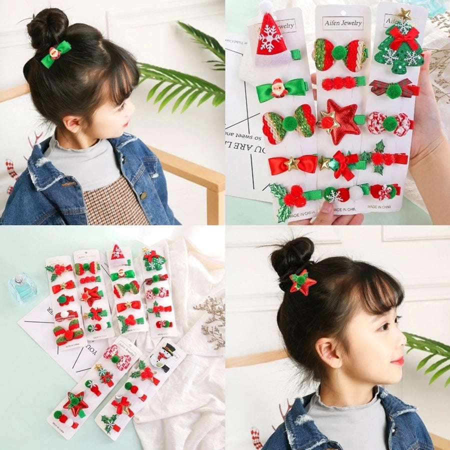 Christmas Vintage Style Ethnic Style Women's Christmas Tree Star Hair Clip