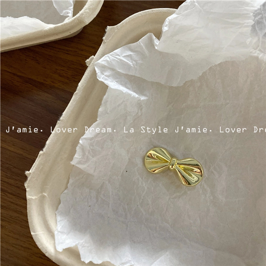 Women's Korean Style IG Style Bow Knot Metal Hair Clip