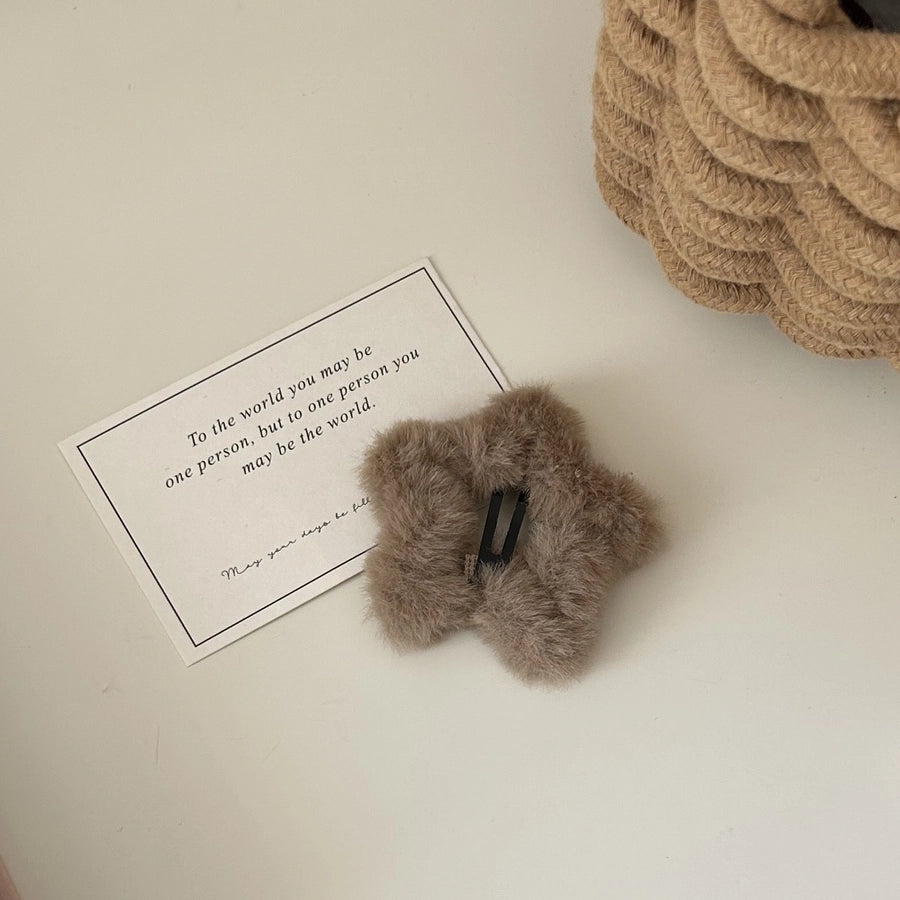 Women's Cute Star Cloth Star Hair Clip