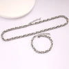 Jewelry Hip-Hop Commute Geometric 667 Stainless Steel Bracelets Necklace