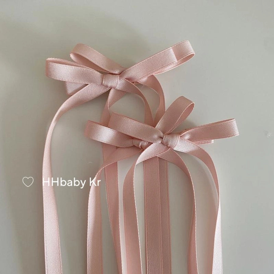 Women's Y2K Preppy Style Sweet Bow Knot Cloth Metal Hair Clip