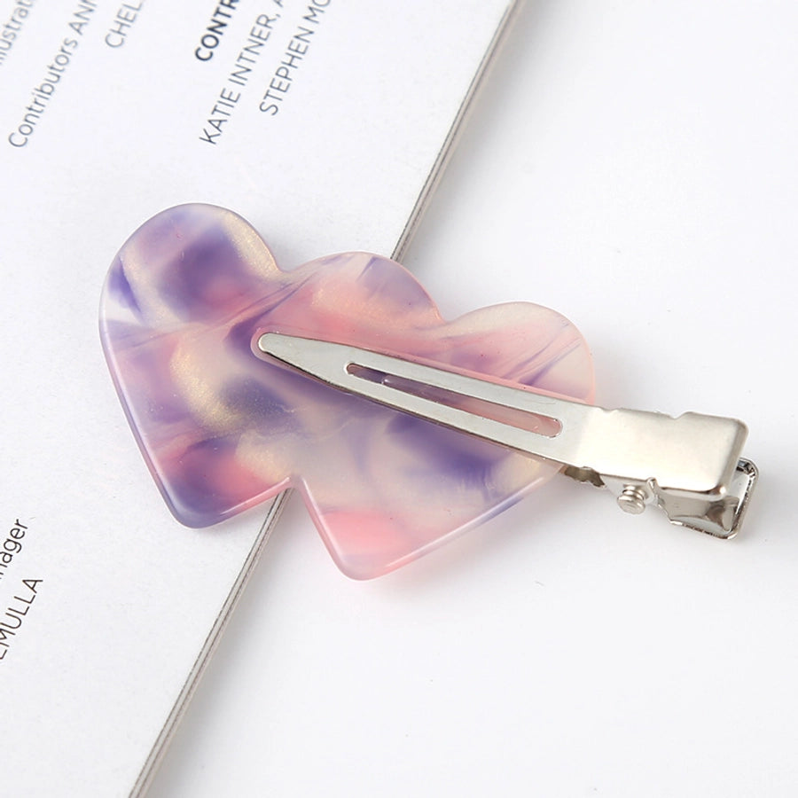 fashion ditsy floral arylic stoving varnish hair clip 1 piece