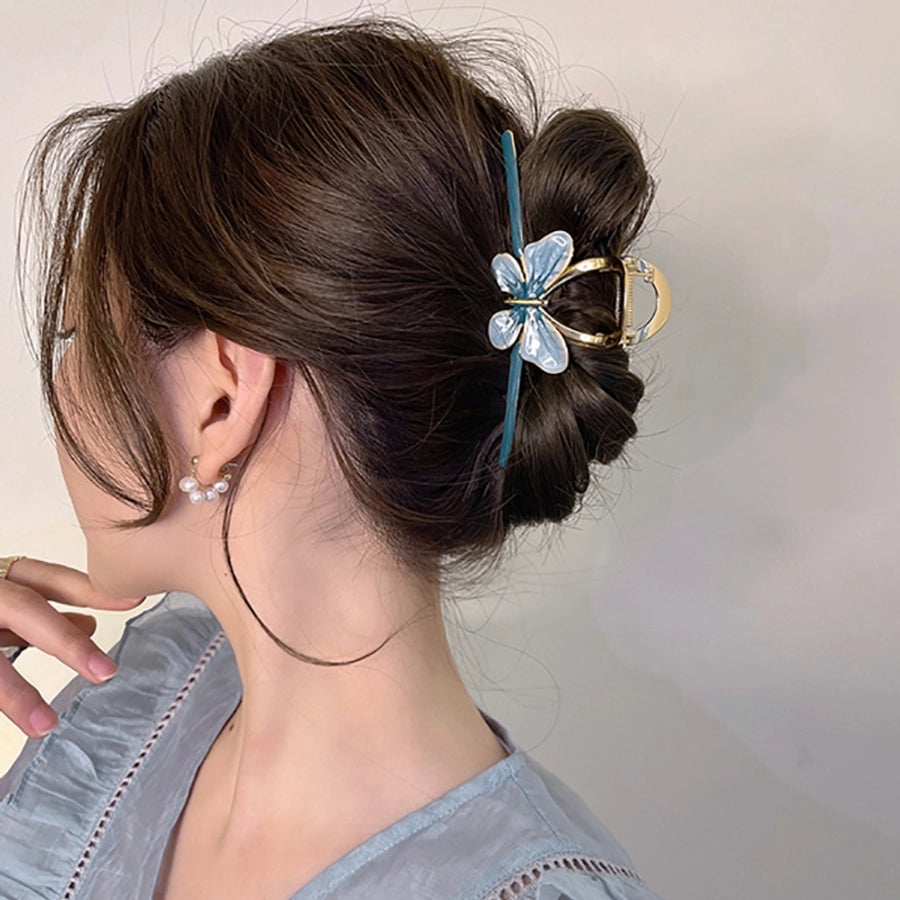 Women's Casual Simple Style Streetwear Butterfly Alloy Hair Claws