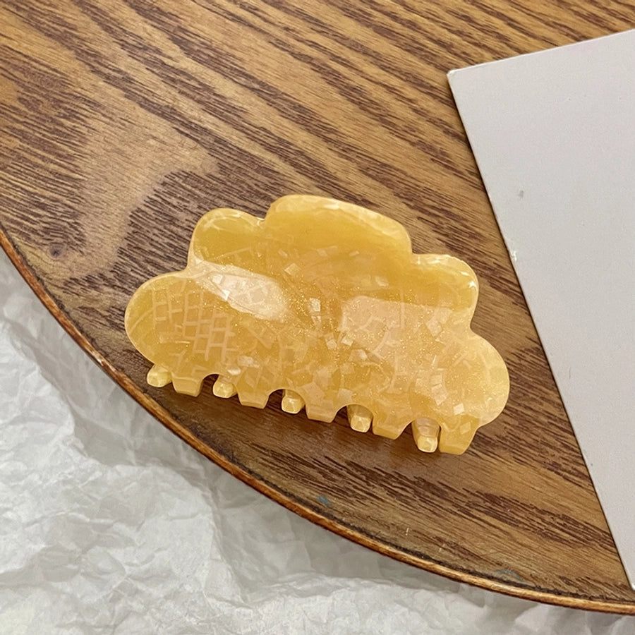 sweet solid color arylic hair claws