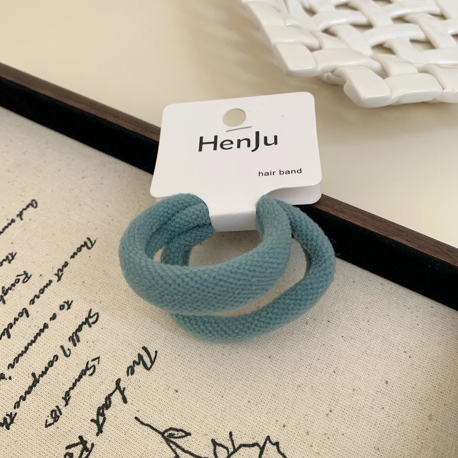 Women's Elegant Streetwear Solid Color Hair Tie