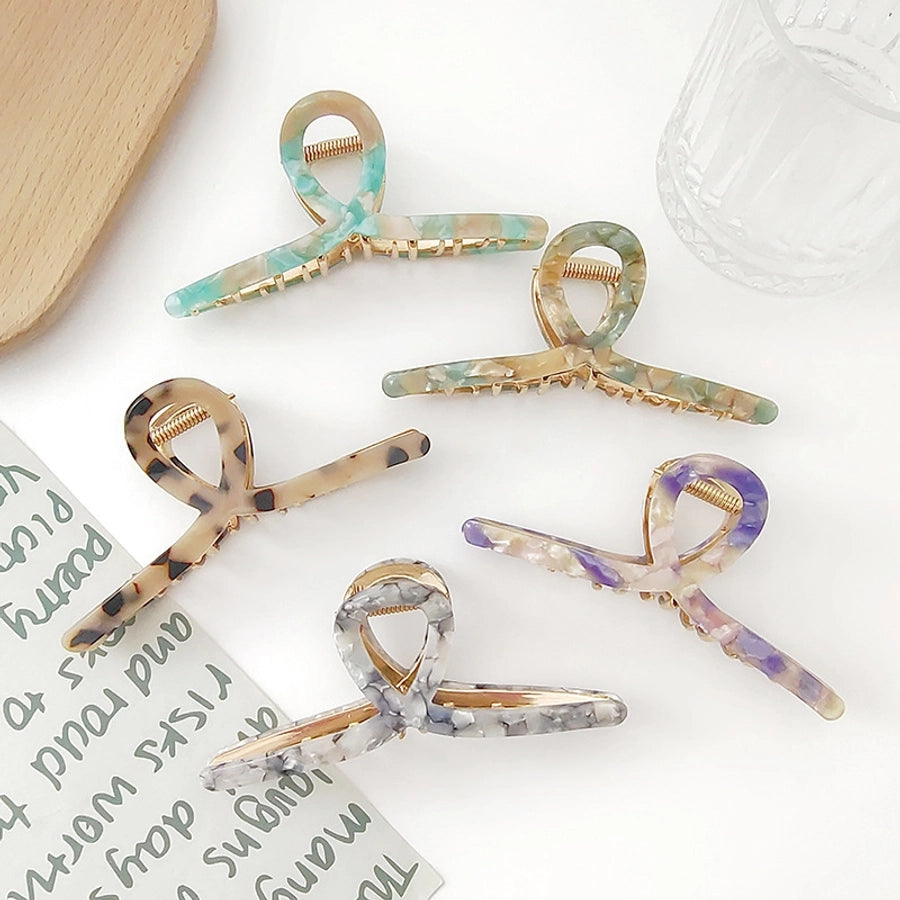 fashion geometric acetic acid sheets hair claws 1 piece