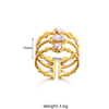 Jewelry Classical French Style Romantic Geometric 304 Stainless Steel Stainless Steel Rings