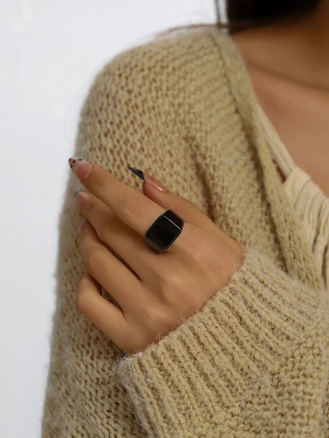 Jewelry Simple Style Geometric 304 Stainless Steel Rings