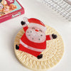 Christmas Cute Women's Penguin Santa Claus Arylic Inlay Rhinestones Hair Claws