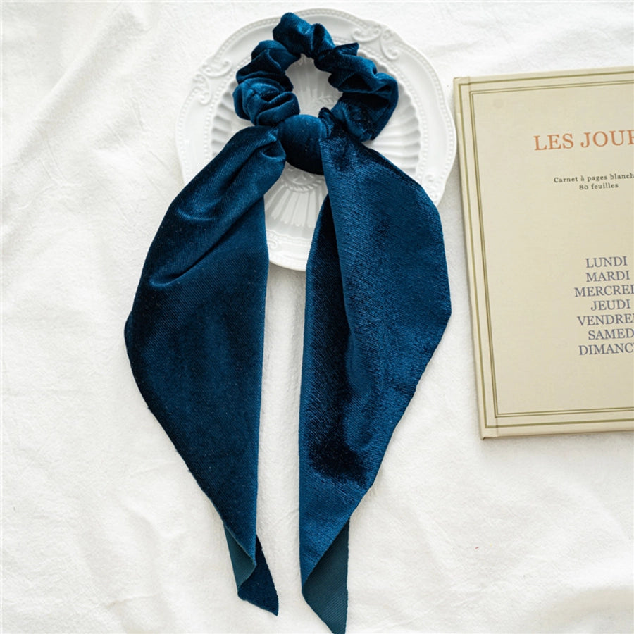 Women's Simple Style Classic Style Solid Color Flannel Hair Tie