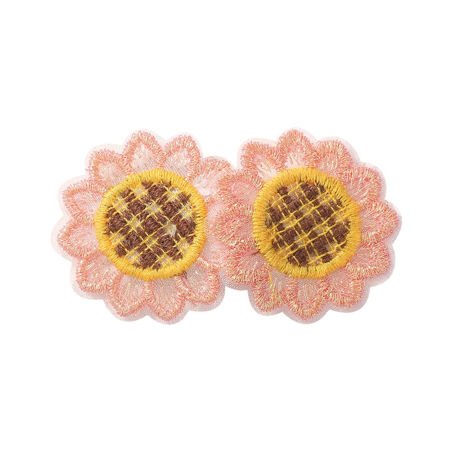 Kid'S Cute Pastoral Sunflower Flower Hair Clip