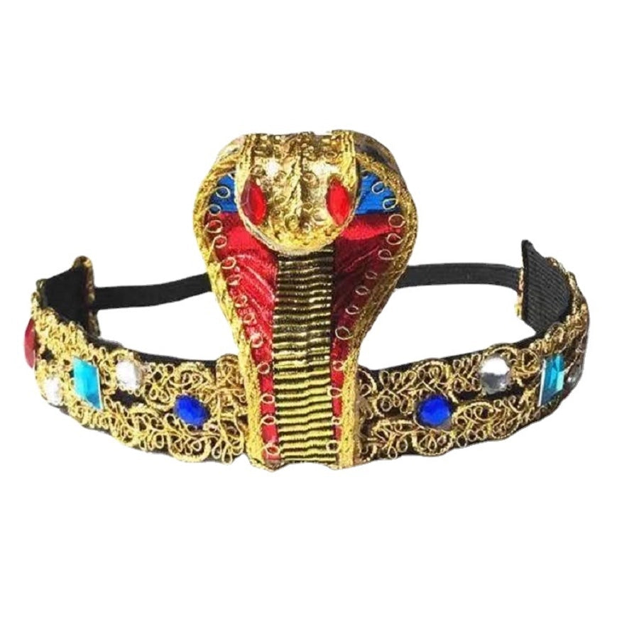 Halloween Ethnic Style Women's Snake Arylic rope Sequins Inlay Artificial Gemstones Hair Band