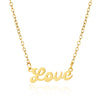 Jewelry Simple Style letter 201 Stainless Steel Necklace