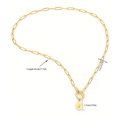 Jewelry Elegant Simple Style Classic Style Letter 201 Stainless Steel 304 Stainless Steel Pendant Necklace