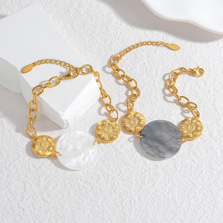 Jewelry Casual Round 304 Stainless Steel Necklace