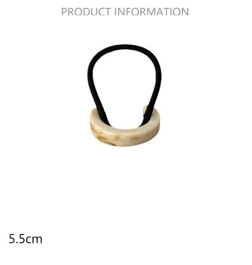 Women's Simple Style U Shape Nylon Resin Acetic acid sheets Hair Tie