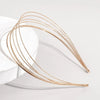 Women's Simple Style Solid Color Alloy Hair Band