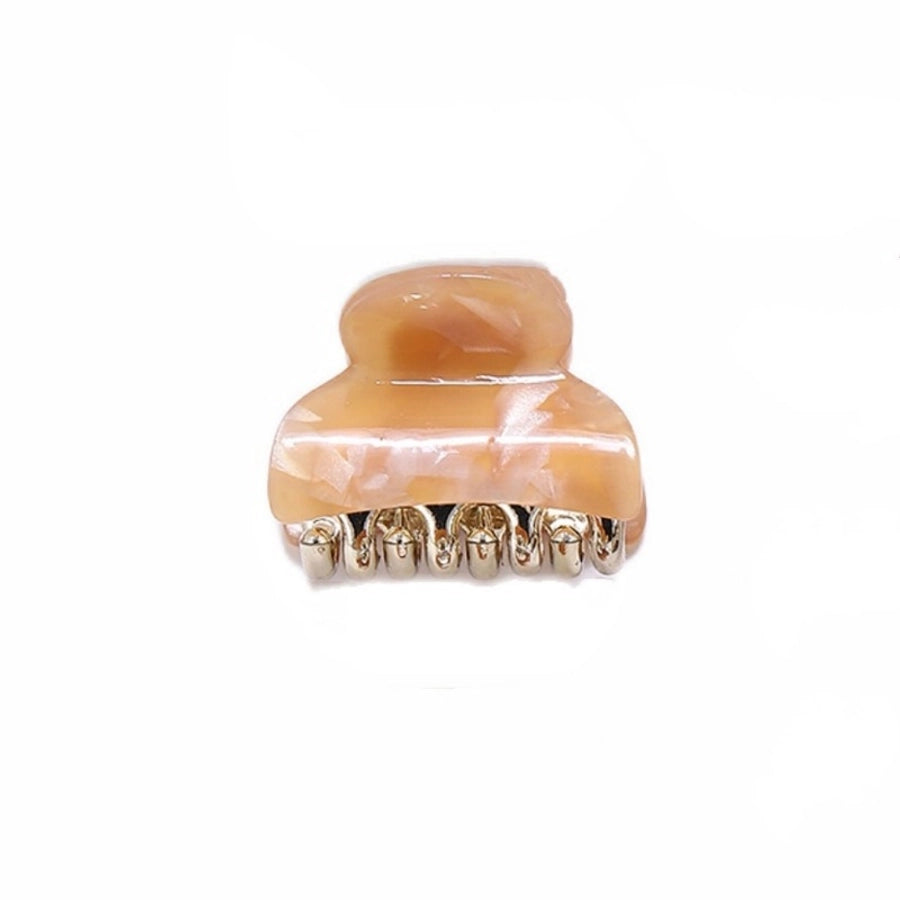 women's simple style geometric acetic acid sheets plating hair claws