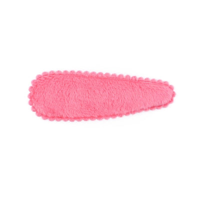 cute solid color alloy cloth hair clip 1 piece