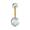 1 Piece Belly Rings Casual Elegant Vacation Geometric 304 Stainless Steel Plating Resin 18K Gold Plated
